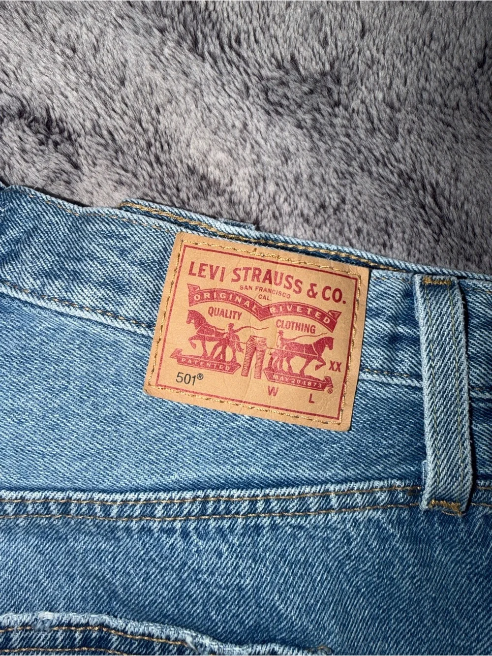Levi’s 501 Distressed Denim Cutoff Shorts